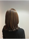 低めバランスのレイヤースタイル