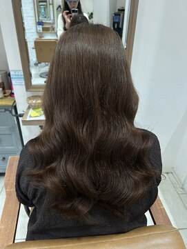 アピッシュココ(apish coco) コテ巻き風パーマ