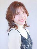 ガリカ 蔵前(Gallica)&nbsp;毛先の動きでオシャレに見せるレイヤーボブ/ピンクベージュ