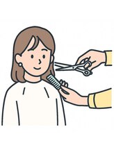 カラーだけでなく、メンテナンスカットも可能です◎