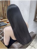 くびれヘア/アプリコットオレンジ/夏のヘアアレンジ/恵比寿