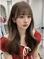 リッカ(LICCA) (licca内堀)顔まわりカット×レイヤーカット×髪質改善