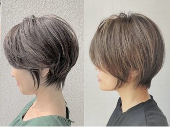 ヘアーアトリエルキナ(hair atelier LUCINA)の写真/【HPB AWARD 2024 BEST SALON 注目サロン 選出】似合わせショート、ボブを古河市で手に入れる