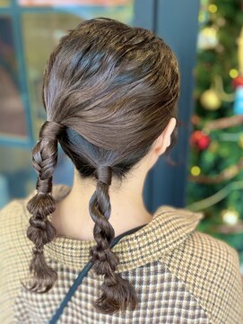 結婚式お呼ばれヘア/ヘアアレンジ/恵比寿/渋谷