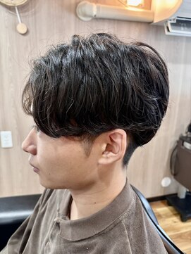 動きあり　フェザーパーマ