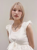 ビュートリアム265(BEAUTRIUM 265)&nbsp;★ハッシュボブ/ボブレイヤー全頭ブリーチミルクティー/銀座20代