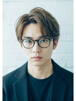 コトナ 越谷店&nbsp;メンズカット/爽やかに動くフェザーパーマ/センターパート/越谷