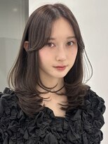 Hue表参道【レイヤーカット/カラー/髪質改善トリートメント/ボブ/顔周り/前髪カット】 ミディアムレイヤー/顔周りレイヤー/レイヤーカット/前髪/ボブ