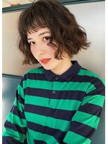 オン(ON)&nbsp;【ON】ミニボブ　× パーマヘア