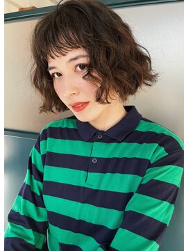 オン(ON) 【ON】ミニボブ　× パーマヘア