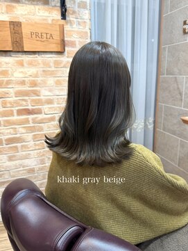 ティンク 横浜(Tink) 【KAI】ブリーチなしでできるカーキグレーベージュ☆