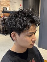 ボンドストーリールミエール(Bond Story lumiere)&nbsp;ツイストスパイラルパーマスパイキーショートメンズショート