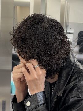 ビカムメンズヘアー 栄店(become men's hair) ウルフパーマメンズ波巻きツイストスパイラルパーマ名古屋栄