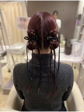 ヘアセットサロンコト(Hair Set Salon KOTO)&nbsp;カチモリツインヘアアレンジ