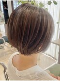 似合わせカット40代50代60代ショートボブくびれレイヤーボブ