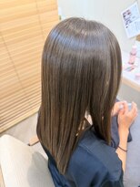 ハイレート 坂戸店(Hairate)&nbsp;サラツヤ縮毛矯正×透明感グレージュ