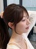 前髪・顔周りカット+透明感カラー+選べるTr　17,050円～