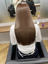 アンドカオマワリカットファム(Fann.)&nbsp;髪質改善 トリートメント 神戸三宮元町 ベージュカラー 艶髪