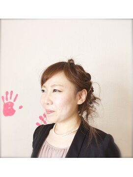 まえがみ美容室 デコレーションへ亜アレンジ