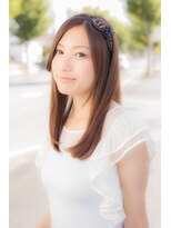 エヌアンドエーコンティ(N&A CONTi)&nbsp;ナチュラルストレート×キャメルベージュ