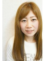 フェリシータ 緑地公園店(felicita) 抜け感ベージュ@大人かわいいセンターパートナチュラルセミディ