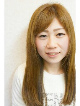 フェリシータ 緑地公園店(felicita) 抜け感ベージュ@大人かわいいセンターパートナチュラルセミディ