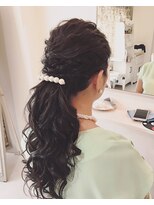 シュエット(Chouette)&nbsp;ローポニーテールアレンジ