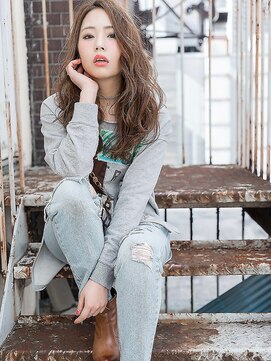 メープル 元住吉(Maple) 女っぽニュアンスなノーバング束感ロング