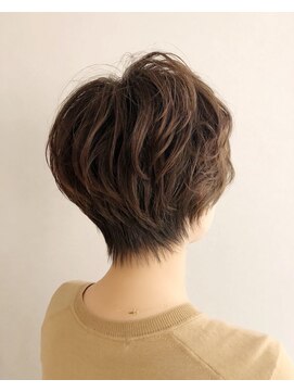 ウノプリール 茶屋町店(unopulir) 【unolog藤波】ショートヘア×ショートパーマスタイル×小顔ヘア