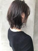 ヌー 代官山(nuu)&nbsp;・ミニウルフくびれヘア大人ボブパーマ冬カラー抜け感ヘア