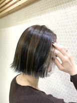 アーチフォーヘアー(a rch for hair) 【切りっぱなしボブ】＋【ランダムハイライト】