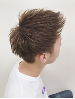 チェレ ロッソ 金剛店(Chere rosso)&nbsp;爽やかイケメンショート×アップバング×アッシュベージュ