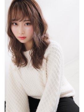 サイワイマチ美容室 小顔ひし形内巻きレイヤー