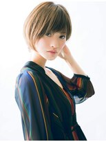 マッシュアンドマッシュアヴェダ ららぽーと福岡店(mash&mash AVEDA)&nbsp;オリーブベージュ　大人ショートボブ　20代30代　ららぽーと福岡