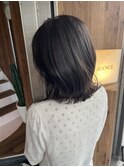 ナチュラルハイライト×ピンクグレージュ