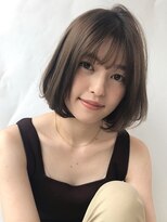 【美髪ボブ】髪質改善 艶髪　シースルバング【金澤】