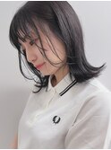 外ハネボブ/くびれヘア/ウルフカット/センター南
