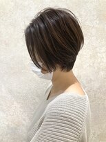 ヴィップルーム(viproom) マッシュショート/アッシュカラー/ツヤ髪スタイル/黒髪スタイル