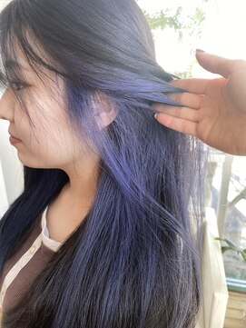 クリア(CLEAR) イヤリングカラー×ラベンダー