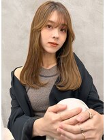 ロンドプロフィール 浦和(Lond profil)&nbsp;♪ 中川　前髪カット顔まわり似合わせ外ハネくびれ韓国レイヤー