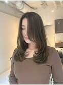 レイヤーカットハイライトショートヘアイルミナカラーオージュア