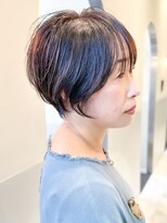 30代40代50代耳かけショート前髪なしハンサムショートカット