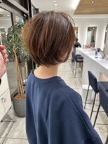 ステアケース 武蔵小杉店(stair:case)&nbsp;丸みショートボブ耳かけふわっとナチュラルショート