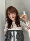 ウルフレイヤーカットブラウンカラー大宮美容室