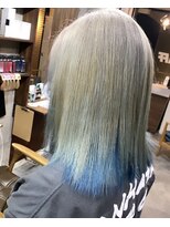 ラフ 難波店(LAFF) #黒髪#ボブルフ#ネビージュ#小顔#ワンレン