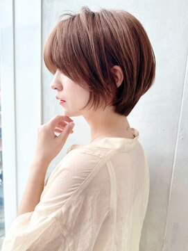 セイドット オモテサンドウ(Say. omotesando) say. 丸みショート ミルクティーベージュ ことりベージュ 暖色