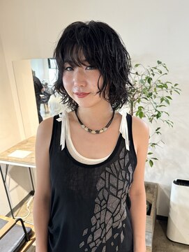 ザ オーダー(THE ORDER) レイヤーカットニュアンスパーマショートクロスパーマ