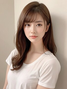アース 相模大野店(EARTH) 縮毛矯正ロング♪コスメストレート髪質改善ココアベージュ
