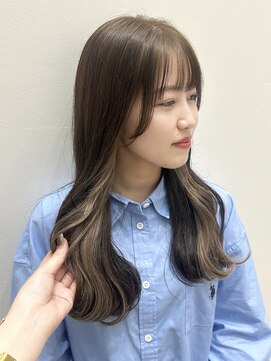 レシピ(recipe) earring color/インナーカラー/ベージュインナー