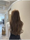 オリーブベージュ/小顔ヘア mai